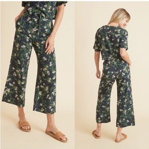 Marine Layer Kiley floral tropical print pants XS